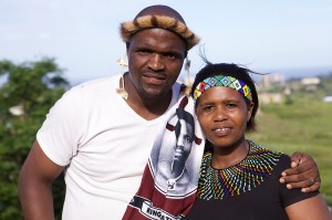 Our wonderful hosts, Sibongiseni and Khethiwe Dlamini.